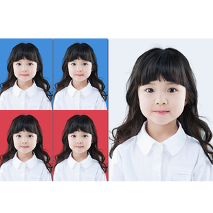 证件照打印高清一寸1幼儿园入园照片冲印儿童登记照换改底色冲洗