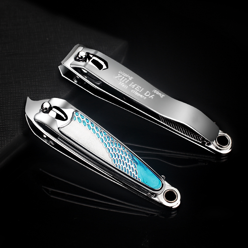 日美指甲钳斜口指甲刀指甲剪刀小号成人家用修甲刀脚趾甲金达耳勺