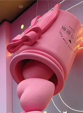 泡沫雕塑美陈装饰摆件爱心