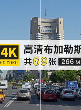 布加勒斯特小巴黎旅游城市风光风景大图4K超高清电脑图片壁纸素材
