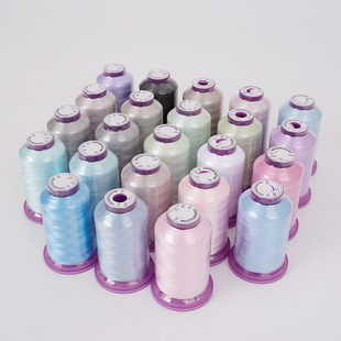 1500码 高速涤纶线402缝纫线彩色家用缝衣线手缝小线细线两股绣花