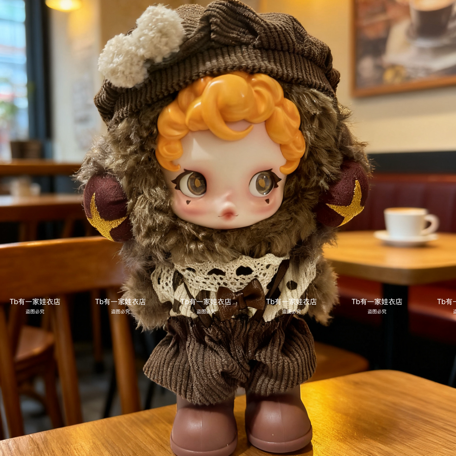 （无娃）光织园娃衣SP沐木衣服栗子着痕毛绒公仔挂件配饰玩偶衣服
