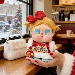 Crybaby哭娃新年娃衣拜年服醒狮服新年娃衣套装 着替换衣服