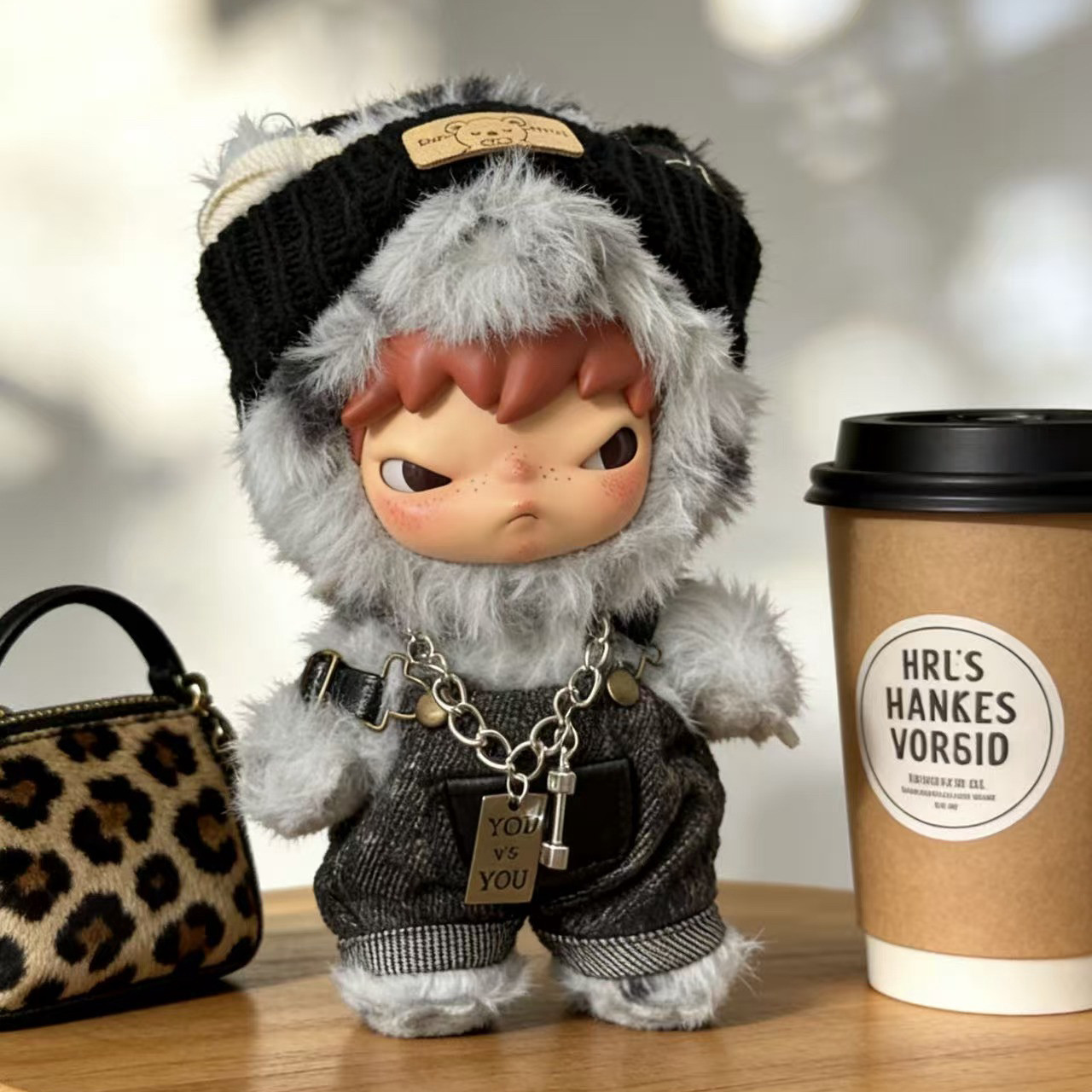 小野Hirono公路日志17cm搪胶娃娃为喜乐而战毛绒公仔盲盒工装娃衣,模玩/动漫/周边/娃圈三坑/桌游,潮玩娃衣,淘宝优惠券,粉丝福利购,淘宝优惠卷