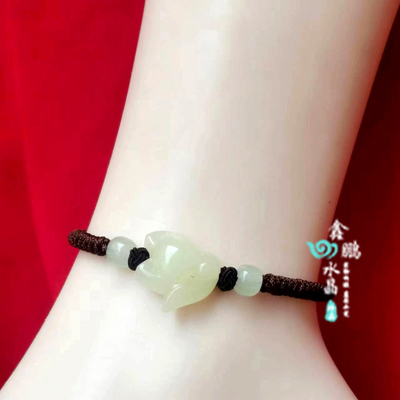 和田玉狐狸增缘旺桃花