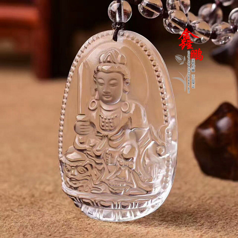八大守护神文殊菩萨生肖兔吊坠
