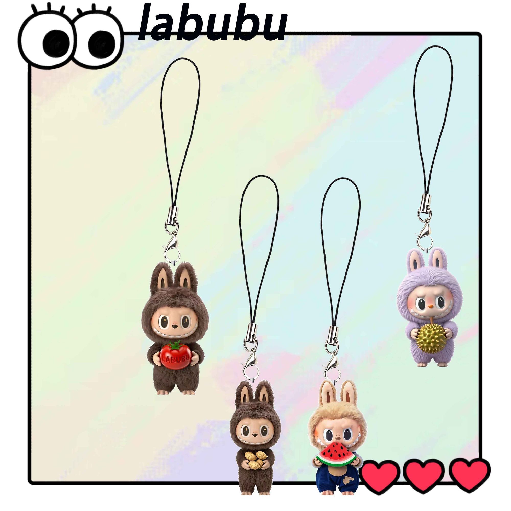labubu拉布布新款周边手机链挂件