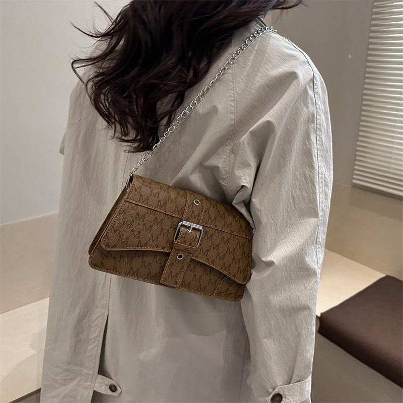 小众设计休闲个性斜挎包女2026冬季新款流行链条时尚印花小方包,箱包皮具/热销女包/男包,通用款女包,淘宝优惠券,粉丝福利购,淘宝优惠卷