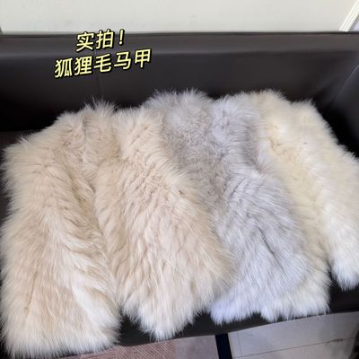 新款马甲女士背心海宁真毛皮草