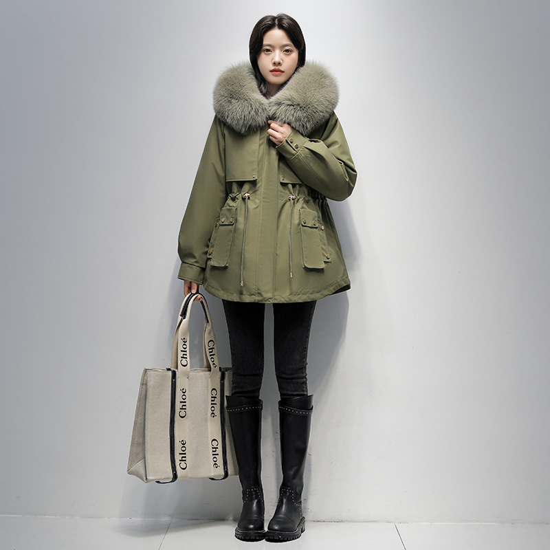 无注册商标派克服女冬季皮草外套