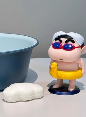 【浴室好物|洗澡搭子】蜡笔小新摆件卫生间洗手池玄关装饰品公仔