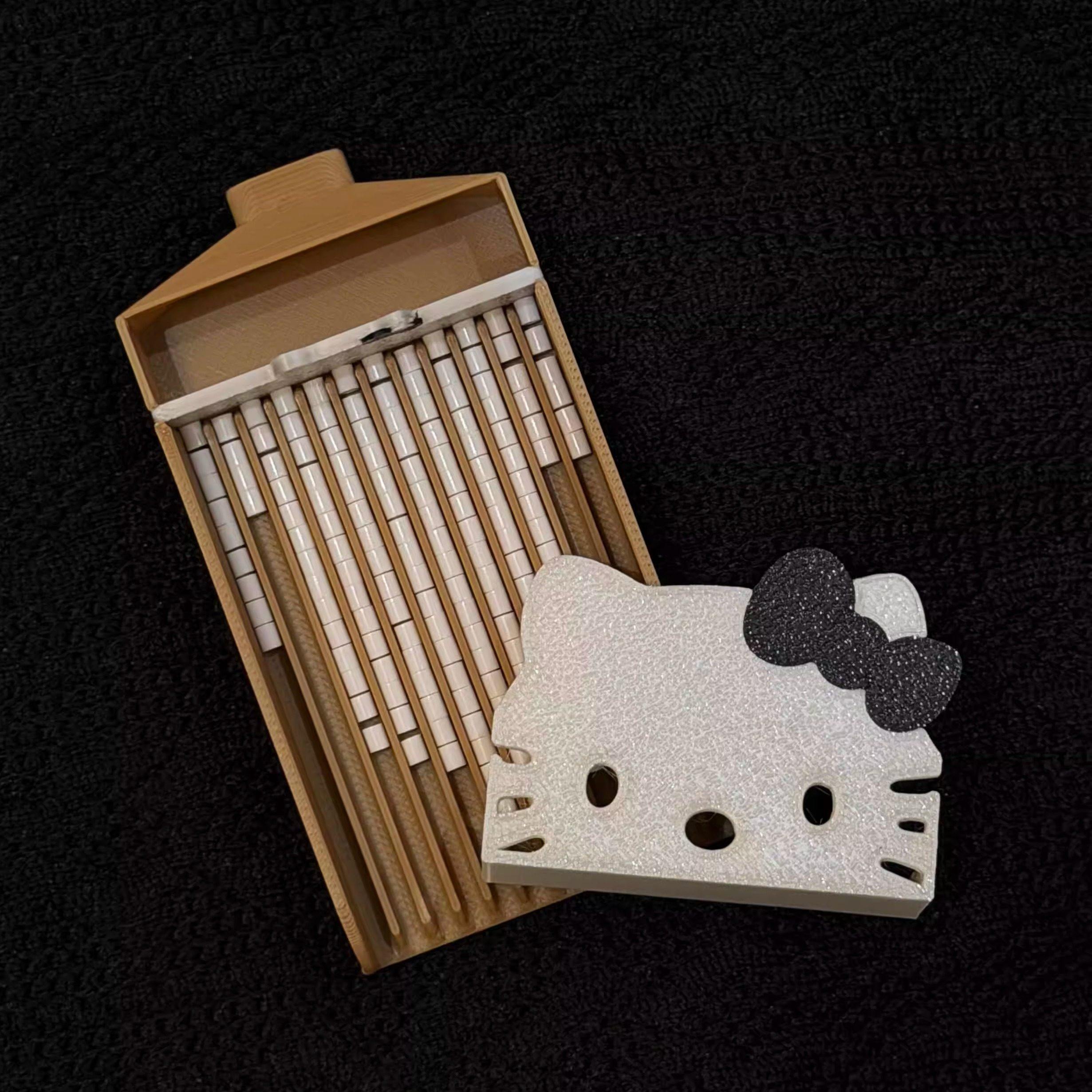 黑皮HelloKitty拼豆豆铲豆盘拼豆专用好物工具diy不卡豆3D打印盒,玩具/童车/益智/积木/模型,拼豆/拼豆工具,淘宝优惠券,粉丝福利购,淘宝优惠卷