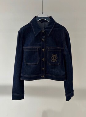 【商场同款】艾诺丝2025秋新款显瘦百搭牛仔外套女上衣103113-980