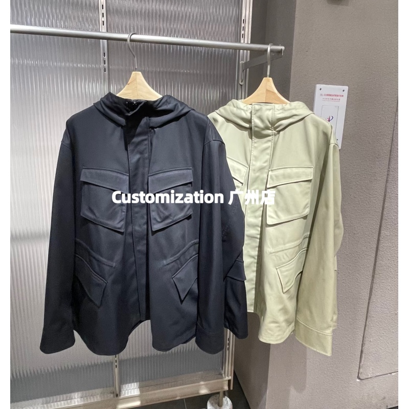 【商场同款】2025秋冬季新款连帽长袖风衣外套百搭纯色上衣5160