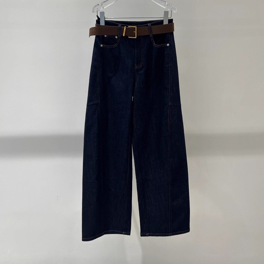 【商场同款】艾诺丝2025秋新款百搭休闲牛仔裤女长裤323109-889