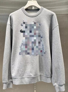 【商场同款】2025秋款女装宽松休闲风狗狗图案套头圆领卫衣0470