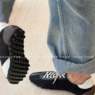 Shoe 平底休闲鞋 coup 25FW复古系带德训鞋 宝藏 新品 cece