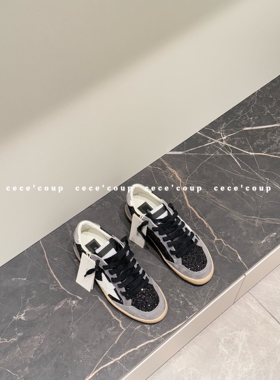 cece coup 新配色！12/09 新品 24FW 星星亮片脏脏鞋 休闲板鞋女
