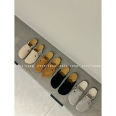 coup自留款 巨好穿 包头勃肯鞋 cece 平底拖鞋 女外穿