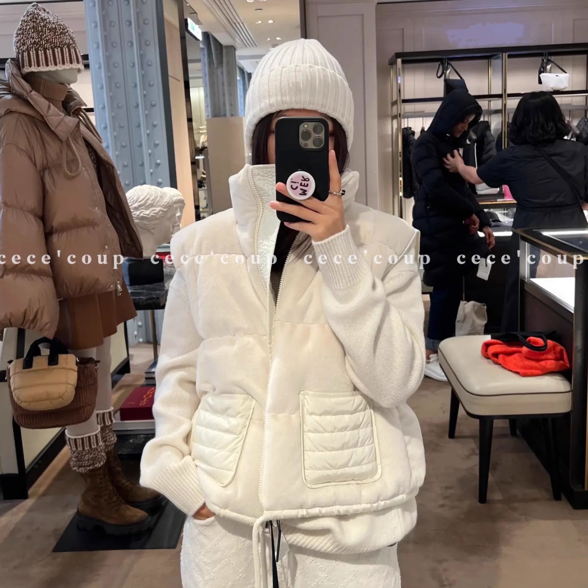 25FW立领羽绒背心马甲外套女