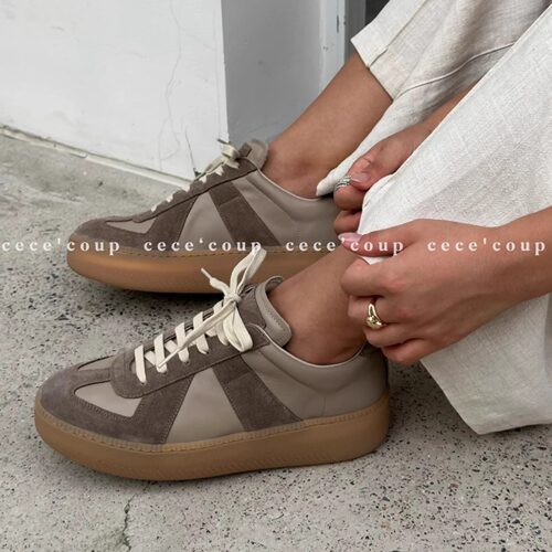 25FW复古厚底德训鞋休闲鞋女