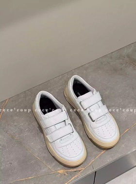 cece coup 经典耐看！02/08 新品 魔术贴休闲鞋  厚底小白鞋 女