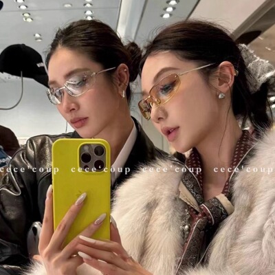 25FW无框曲面复古高级太阳镜