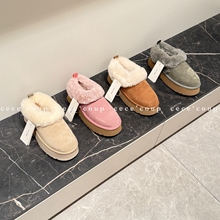 cece coup 保暖舒适！10/20 新品 25FW 皮毛一体厚底毛圈雪地靴女