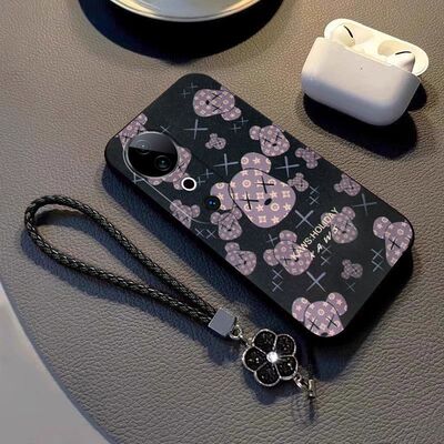 暴力熊适用vivoS19手机壳网红新款男女v2364A保护套S19Pro超薄硅胶软壳卡通复古创意个性挂绳全包保护套