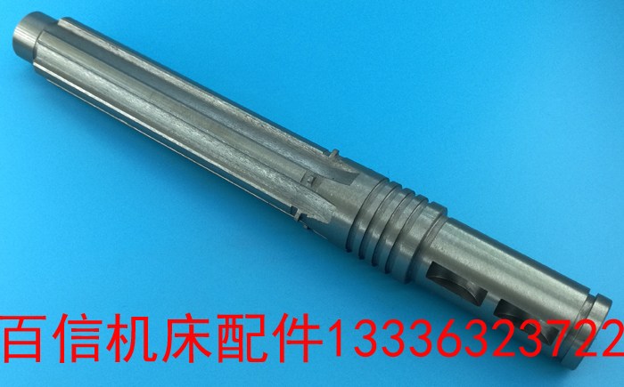 济南C616车床配件变速箱皮带轮轴总长290毫米/花键6-34x7花键轴