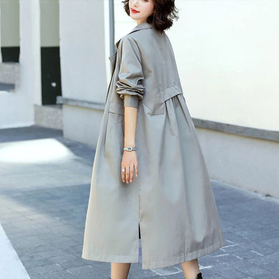 风衣女长款春秋气质大衣外套女