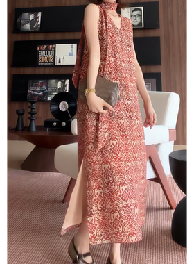 拼接汉服连衣裙显瘦设计感女款