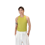 夏季圆领弹力针织背心潮流痞帅修身罗纹无袖坎肩5249P55，男装背心/马甲，电商A246