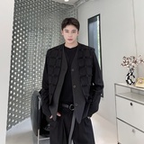 秋季韩版个性双层设计男马甲潮流定制面料痞帅百搭坎肩3671P95，男装背心/马甲，电商A246