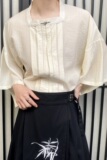 夏季新中式方领中袖男女衬衣复古风汉服衬衫3573P95，男装衬衫，电商A246