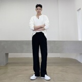 个性气质简约百搭显腿长垂感面料休闲长裤A246-3720-P65，男装休闲裤，电商A246