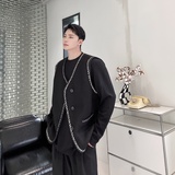 韩版编织工艺小香风时髦潮流百搭男女马甲个性坎肩外搭2486P95，男装背心/马甲，电商A246