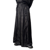 新中式锦缎提花流苏挂饰阔腿长裤复古风禅意休闲裤子5225P100，男装休闲裤，电商A246