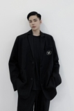 原创韩设计师基础款贴标百搭休闲宽松西服A261-9936-P105，男装西服，电商A246
