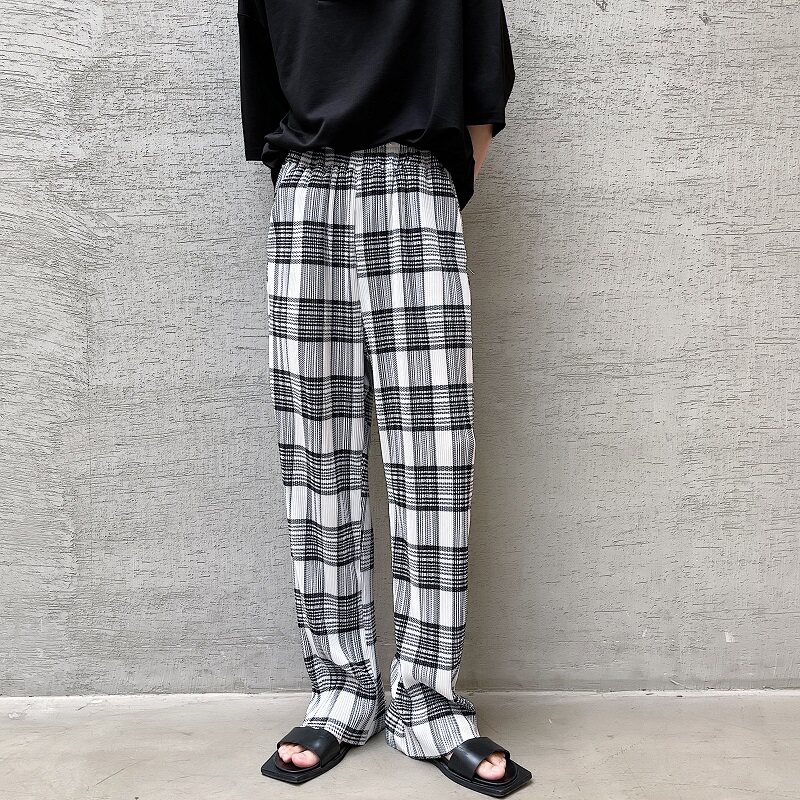 原创复古气质个性垂感舒适褶皱潮流长裤A246-2364-P70,男装休闲裤,电商A246