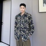 个性设计绣花垫肩气质男长袖外套A246-9701-105，女装短外套，电商A246