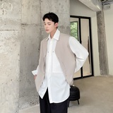 简约冷淡风潮流百搭男马甲气质设计纯色外搭坎肩2480P85，男装背心/马甲，电商A246