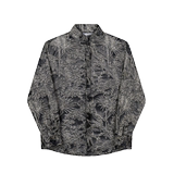 春季新款立体提花中式立领盘扣长袖男女衬衣复古风衬衫5215P105，男装衬衫，电商A246