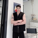 设计款外搭简约风潮流百搭气质马甲A246-2480-P85，男装背心/马甲，电商A246