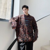 冬季加厚马海毛染色圆领套头毛衣MY30P85，男装针织衫/毛衣，电商A246