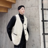 韩版编织工艺小香风时髦潮流百搭男女马甲个性坎肩外搭2486P95，男装背心/马甲，电商A246