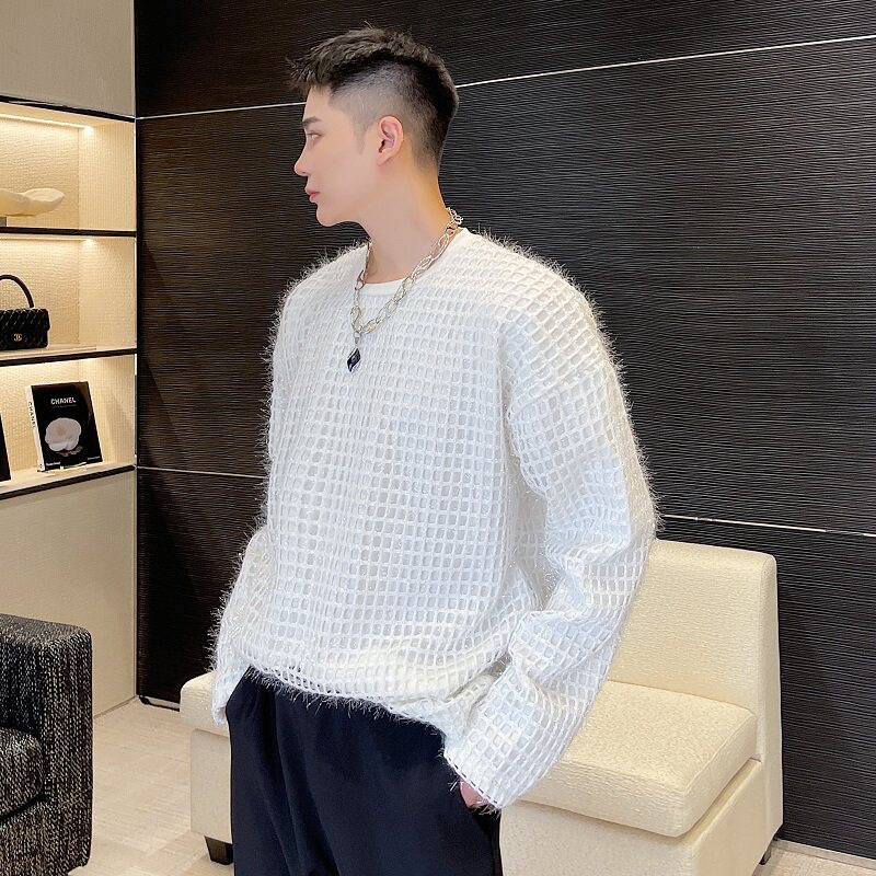 秋冬个性定制网眼亮丝圆领套头卫衣A246-9718-P75,男装卫衣,电商A246