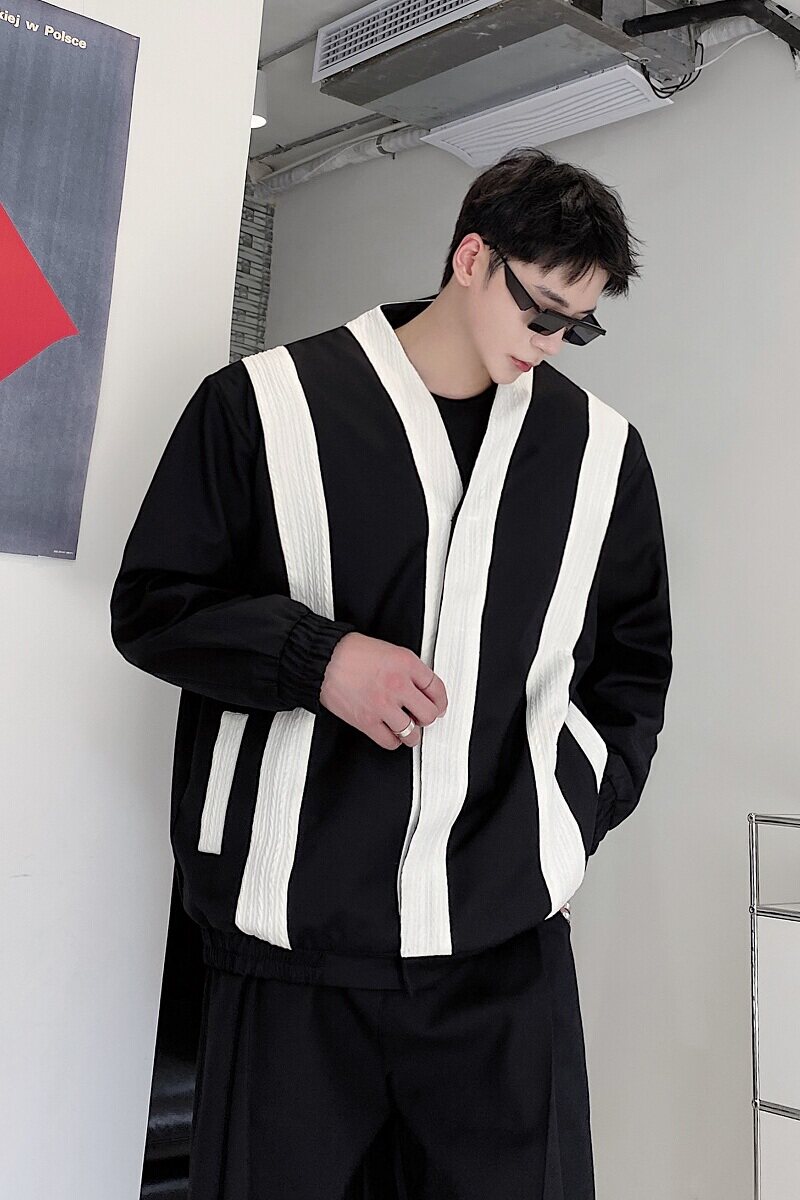 秋冬百搭撞色复古短款夹克A246-3679-P135,男装夹克,电商A246