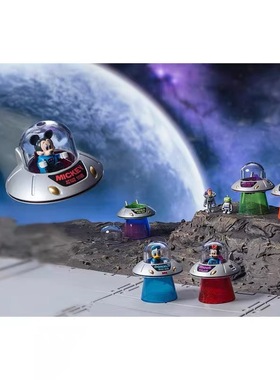 TOMY多美卡SPACE RETRO迪士尼角色Vol.2太空合金飞碟复古玩具车模