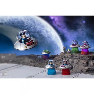 TOMY多美卡SPACE RETRO迪士尼角色Vol.2太空合金飞碟复古玩具车模